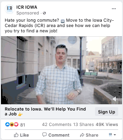 icr iowa talent meta ads 1
