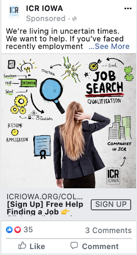icr iowa talent meta ads 1